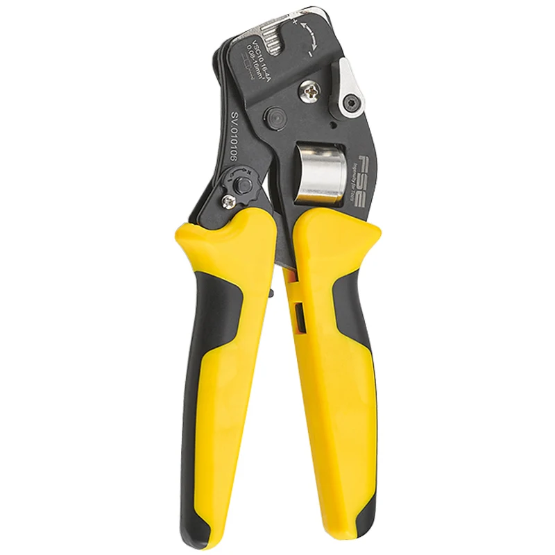 VSC10-16-4A 0.08-16mm^2 23-5AWG  Adjustable Precise Crimp Pliers Tube Bootlace Terminal Crimping Hand Tool HSC10-16-4A