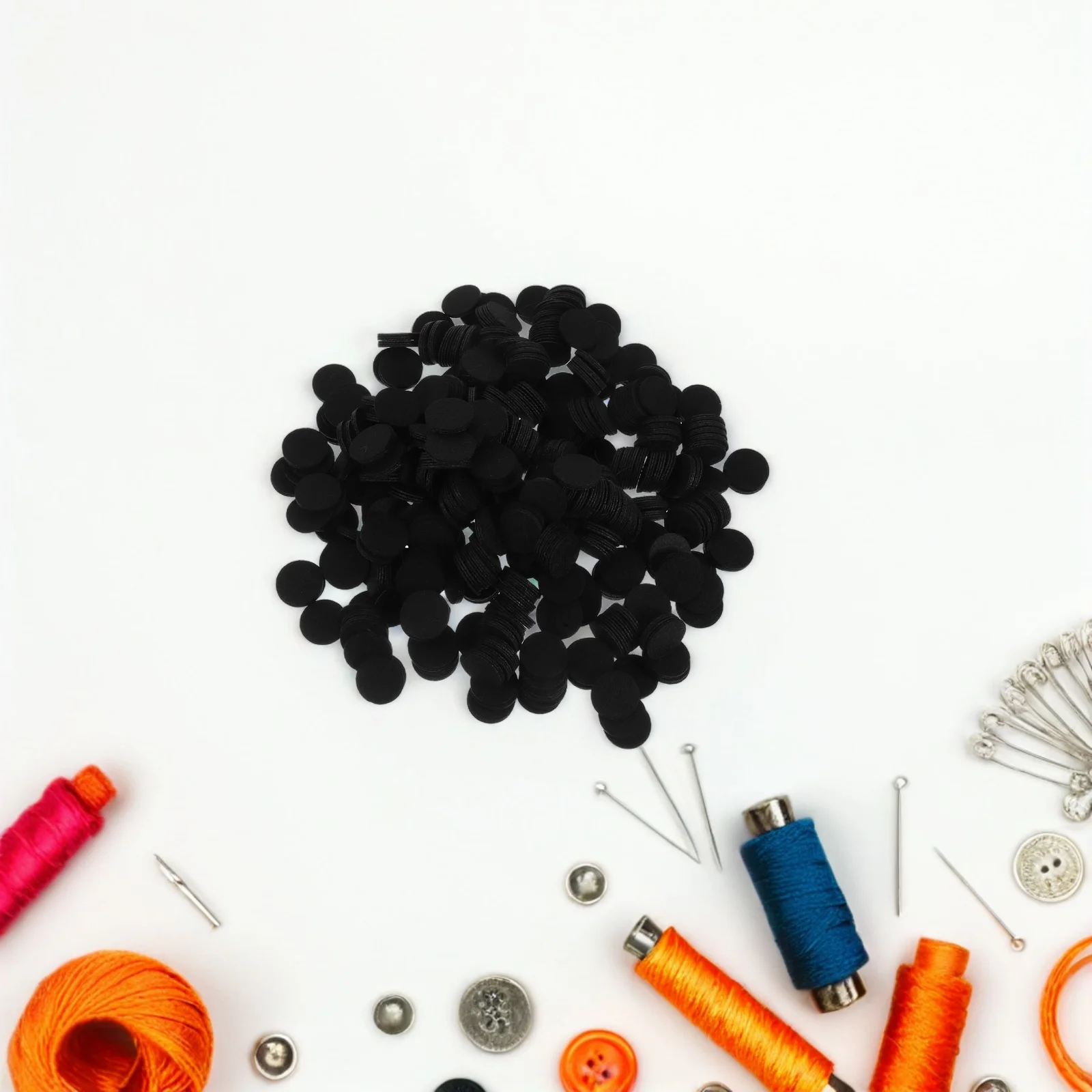 

1000pcs Felt Pads Thick Round Circles For Diy Sewing Brooches Hairpin Accessories Fabric Spots Lining Mini Craft Making