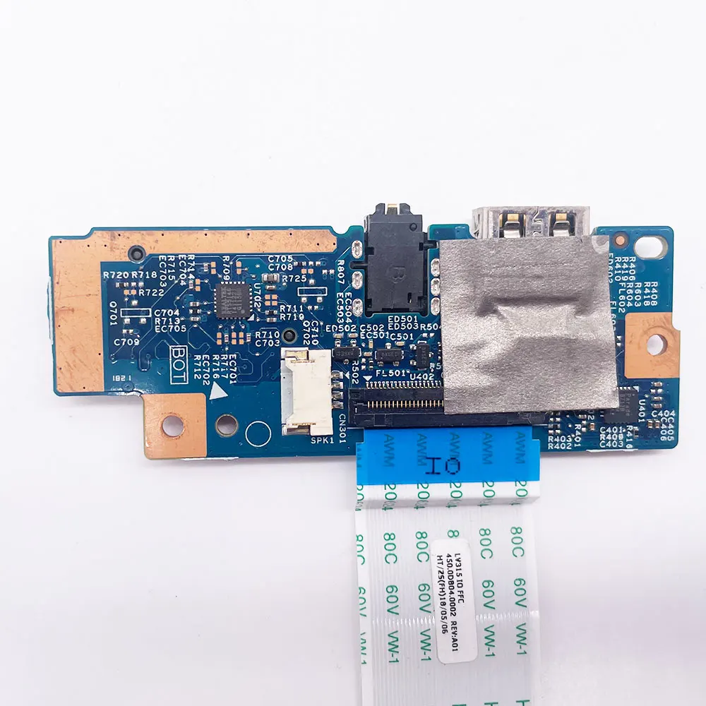 For Lenovo V130-15IKB V130-15ISK V130-15IGM V330-15ISK V330-15IKB V330-15IGM E53-80 laptop Card reader audio USB Jack board