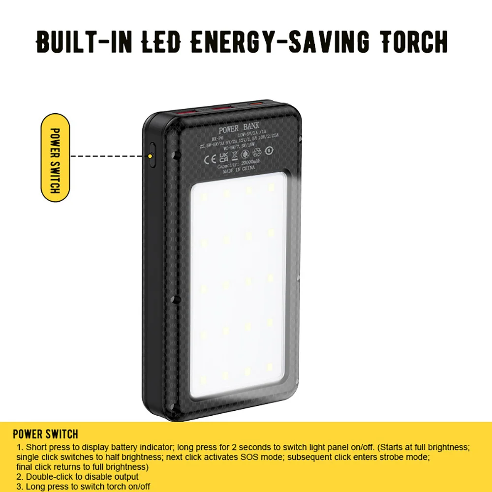 18650 Power Bank Battery Box 18650 Battery Cases Easy Carry Design For Daily Work 10W 6x18650 Power Bank Battery Storage Case