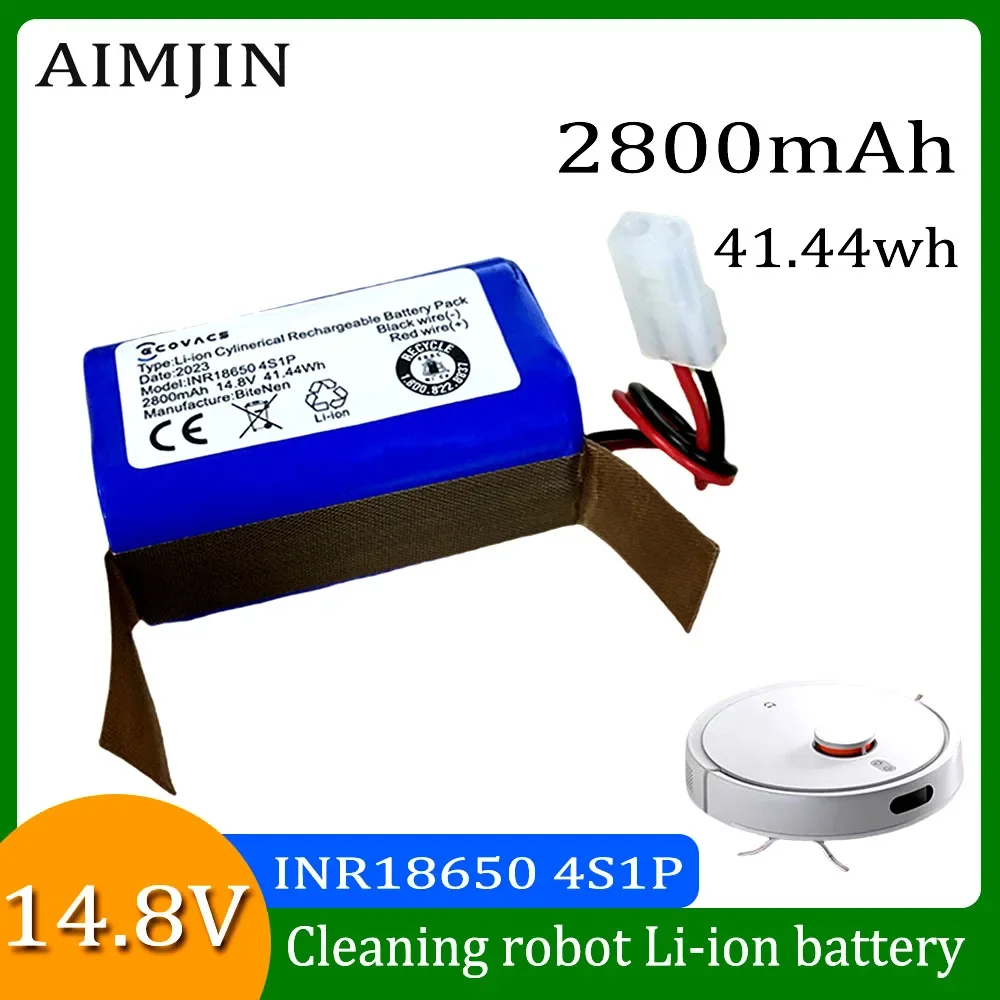 100% New 14.8V 2800mAh Da Tian Gong plug Battery For Rowenta Tefal Explorer Serie 20 40 60 Robot Vacuum Cleaner Battery