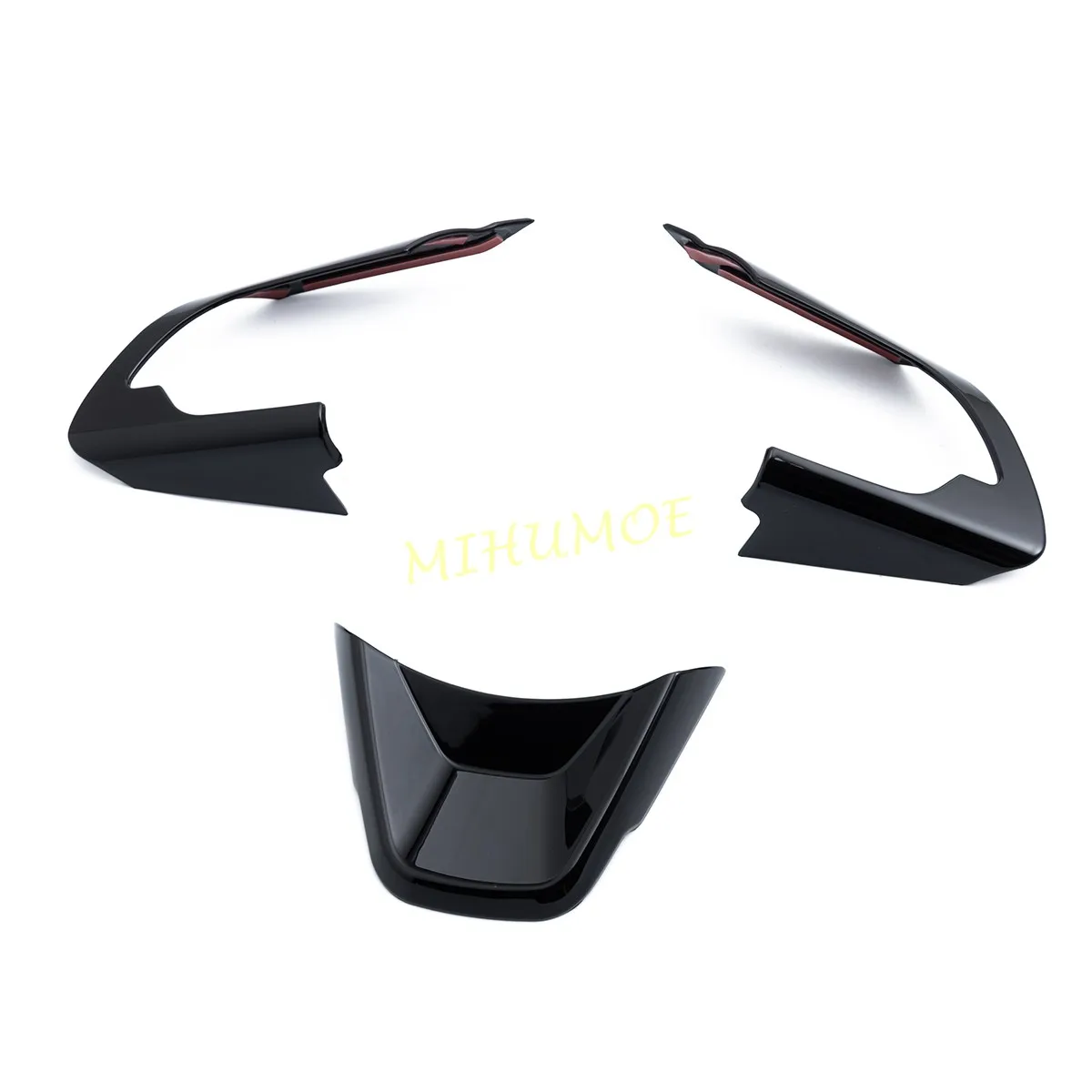 لامع أسود عجلة القيادة غطاء لوحة أزرار الكسوة ل 2017-2026 سوزوكي سويفت 2019-2025 سوزوكي جيمي اكسسوارات السيارات