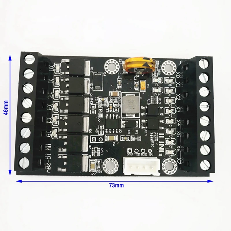 JHD-PLC Industriële Besturingskaart Eenvoudige FX1N-14MT Vertragingsrelaismodule