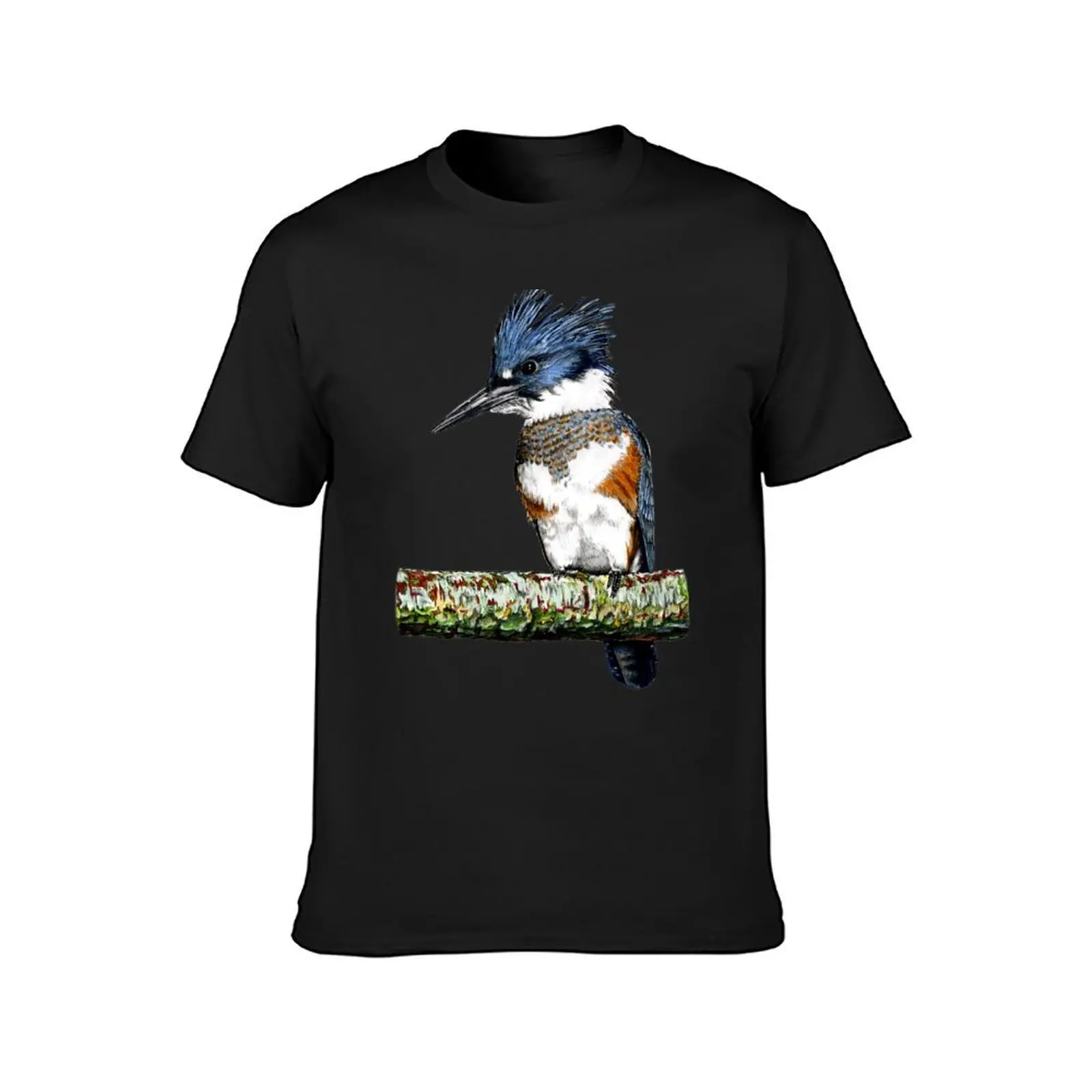 BELTED KINGFISHER T-Shirt plain tees black t-shirts for men