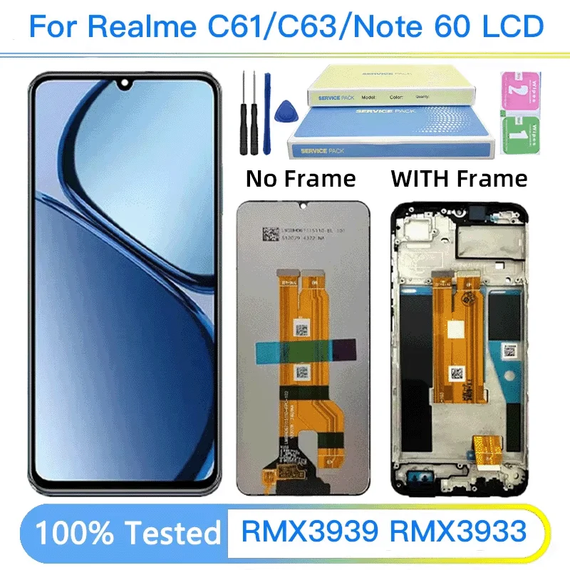nota-60-rmx3933-tela-de-exibicao-para-realme-c61-rmx3939-display-lcd-digitador-da-tela-toque-c63-4g-display-substituicao