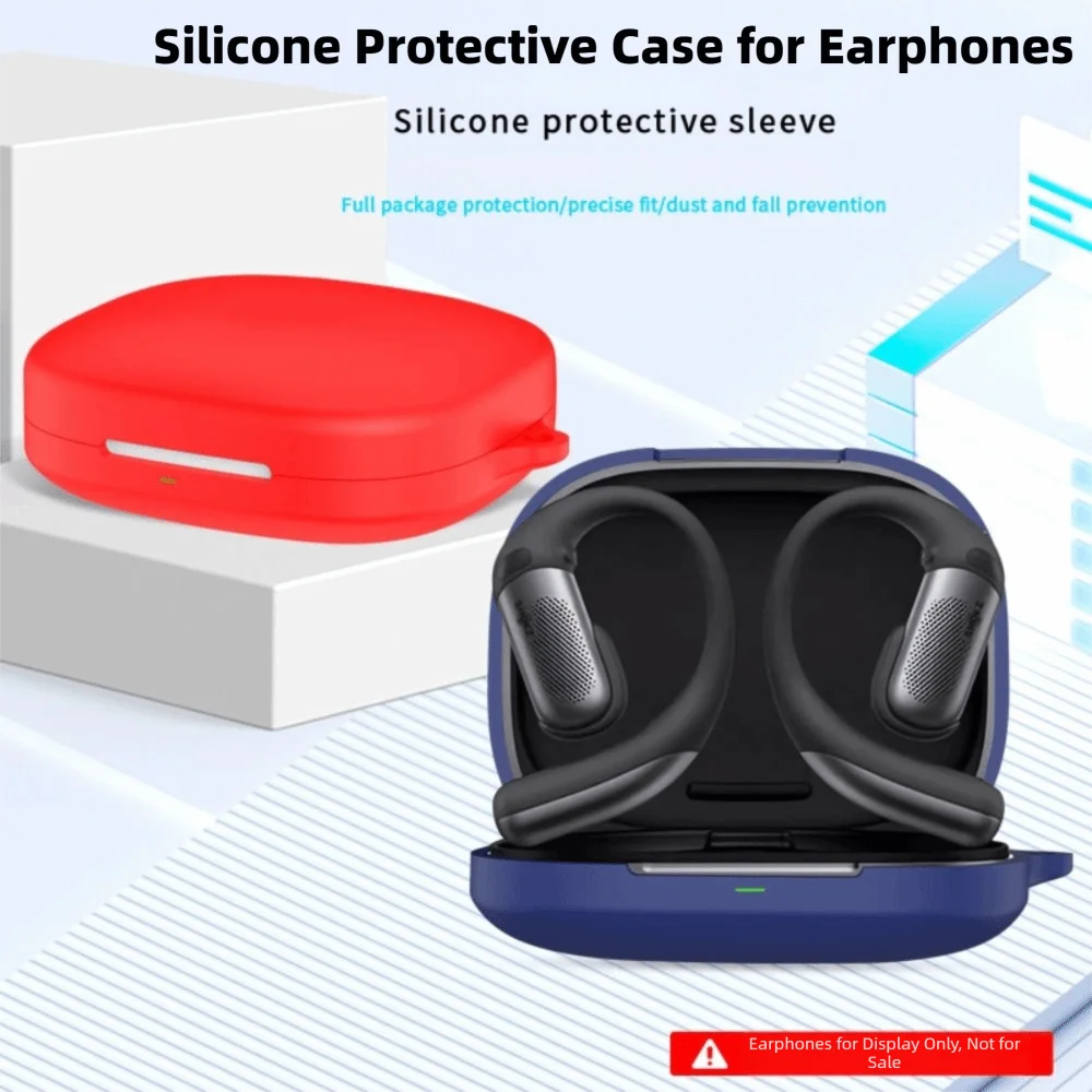 Silicone Earphone Case Dustproof Anti Drop Bluetooth Headphone Cover Shockproof Colorful for SHOKZ OpenFit Pro T010