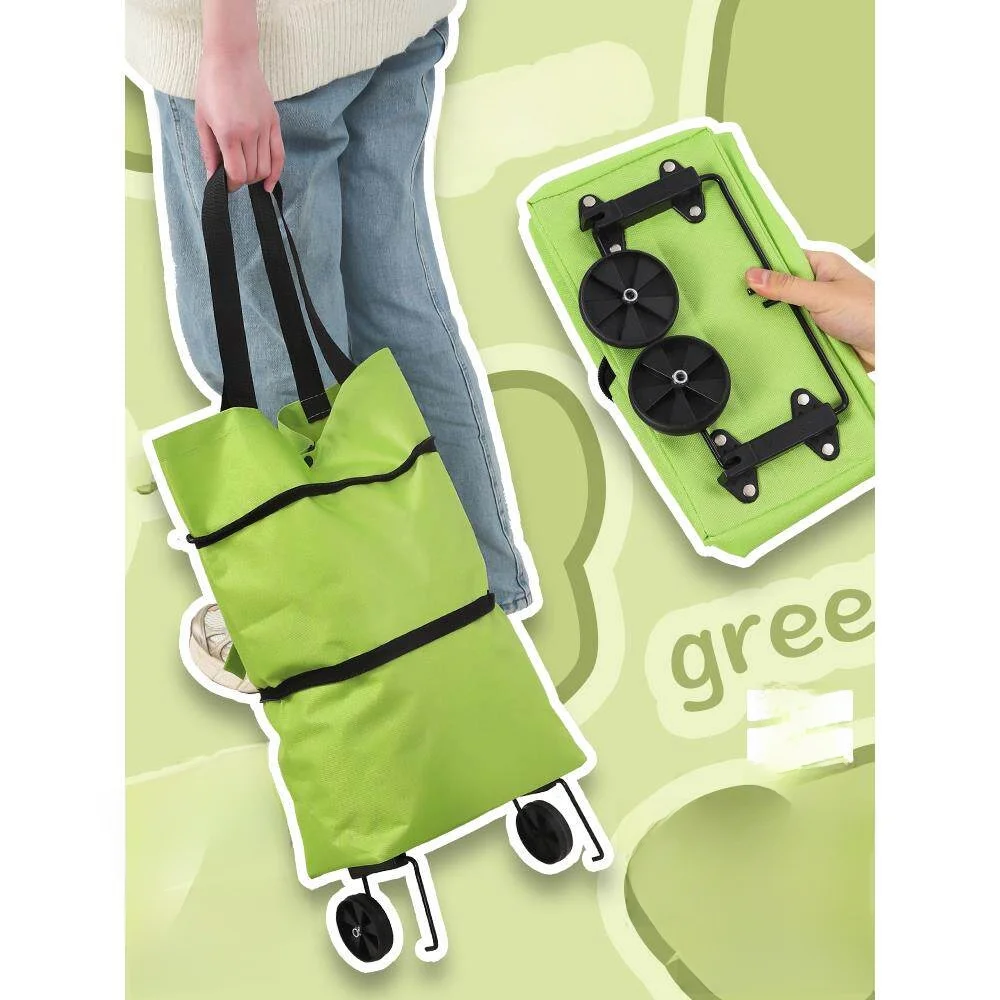 ポータブル折りたたみ式ショッピングカート、野菜購入用、手引き軽量、ホイール付き、家庭用、手引きカート