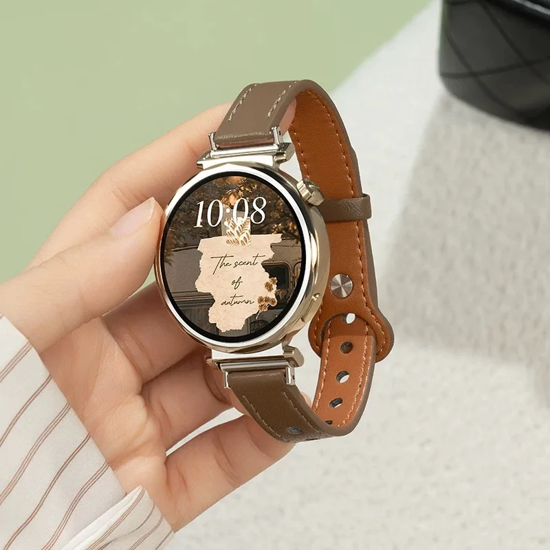 

Leather strap For Huawei watch GT5 GT4 41mm 46mm watchband for Huawei watch GT5 Pro 42mm GT3 Sport Wristband Correa Bracelet