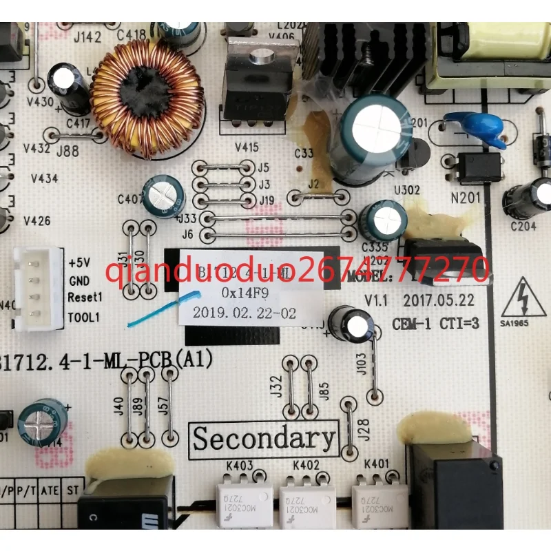 

BCD-570WPUCP подходит для платы питания компьютера холодильника Meiling B1712.4-1, основное управление
