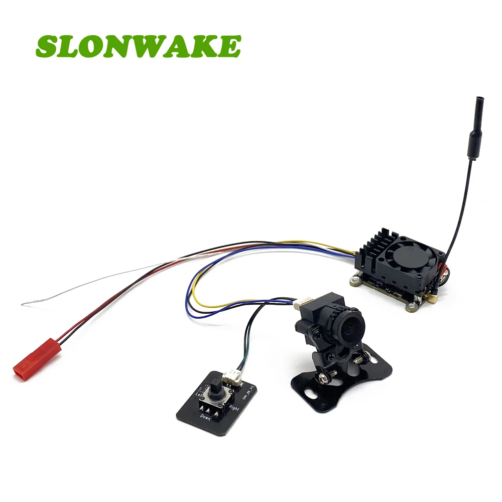 5.8G 48CH 2000MW FPV Wireless Transmitter VTX adjustable Range Over 20Km and 1200TVl fpv camera use for FPV Camera Kit for plane view 4