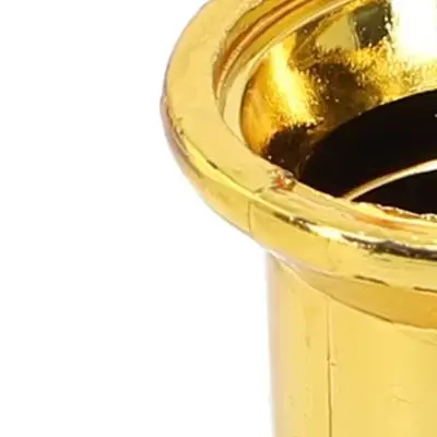 2pcs Gold Taper Candle Holders For Wedding Christmas Party Decor Plastic For Traditional Shape Fit Standard Candlestick Table