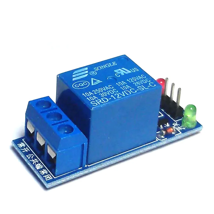 Integrated Songle 12V 5V relay low lever trigger