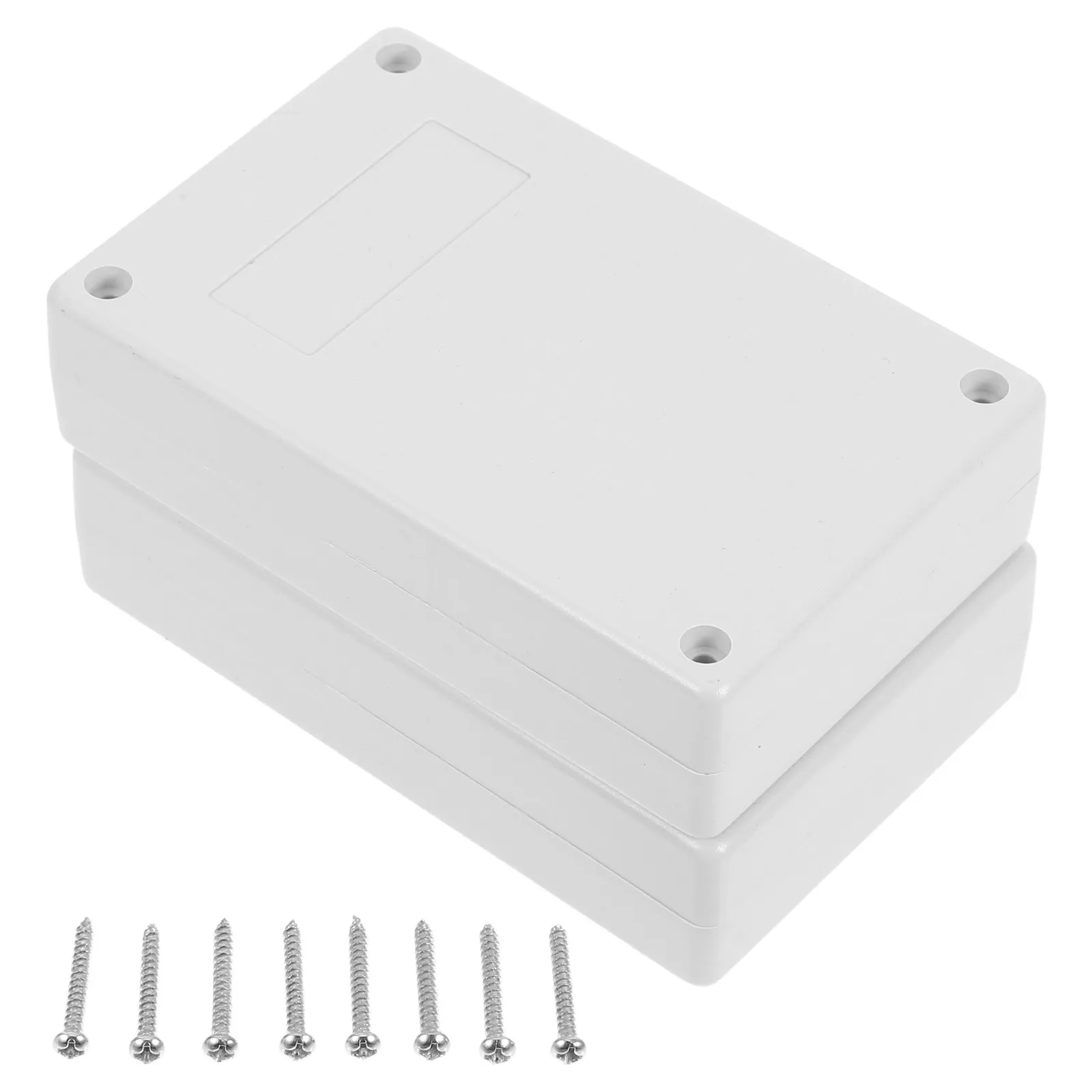 2Pcs Plastic Junction Box Electrical Enclosure for Wiring Projects Outdoor Waterproof Terminal Housing High-Strength Shockproof
