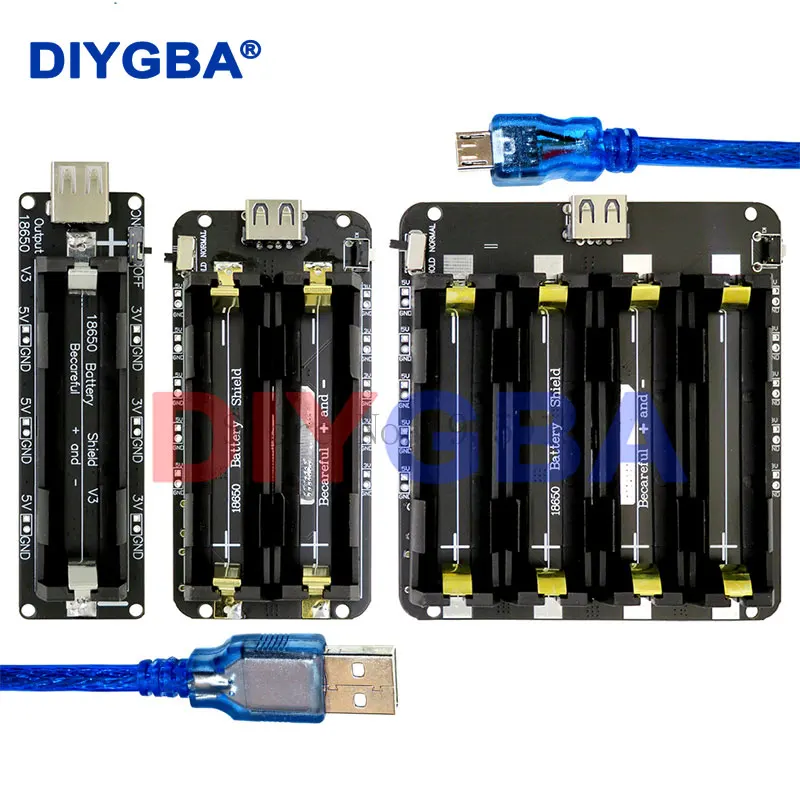 ESP32 For Wemos For Raspberry Pi 18650 Battery Charge Shield Board V3 Micro USB Type-A Port 0.5A For Arduino