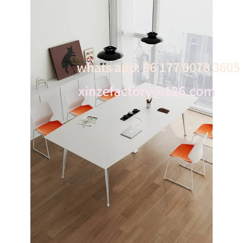 

Customizable Conference Table Long Table Simple Modern Large and Small Office Table and Chair Combination Conference Room Office