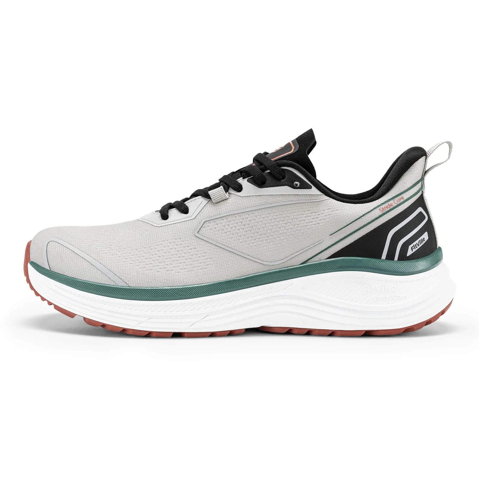 FitVille Herren-Sportsneaker mit breiter Zehenpolsterung, atmungsaktive Freizeitschuhe zum Gehen und Laufen, bequeme Jogging-Schuhe für Männer. – Detail 17