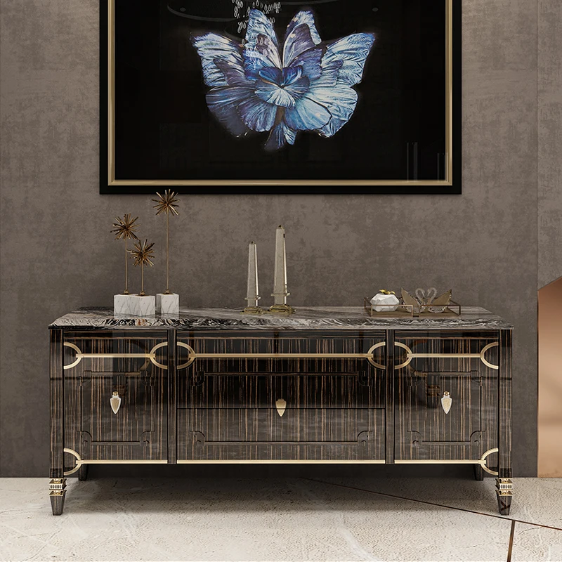 Nordic style home master bedroom simple bedside cabinet Italian creative high locker light luxury decorative cabinet