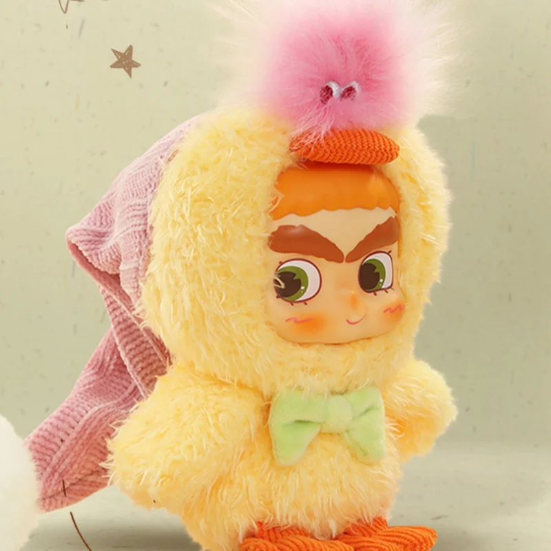 52toys Cicilu Embrace Duck Pluszowy Brelok Figurka Wisząca Modna Zabawka Kolekcjonerski Model Ozdoba Zawieszka do Torby Prezent dla Dziewczyny