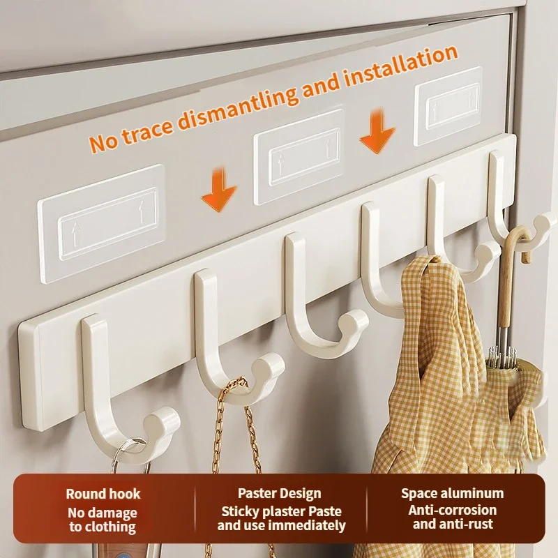 Adhesive Hooks Strong Suction Cup Holder with Plastic Hooks For Glass Window Home Kitchen Bathroom Wall Hook Hanger