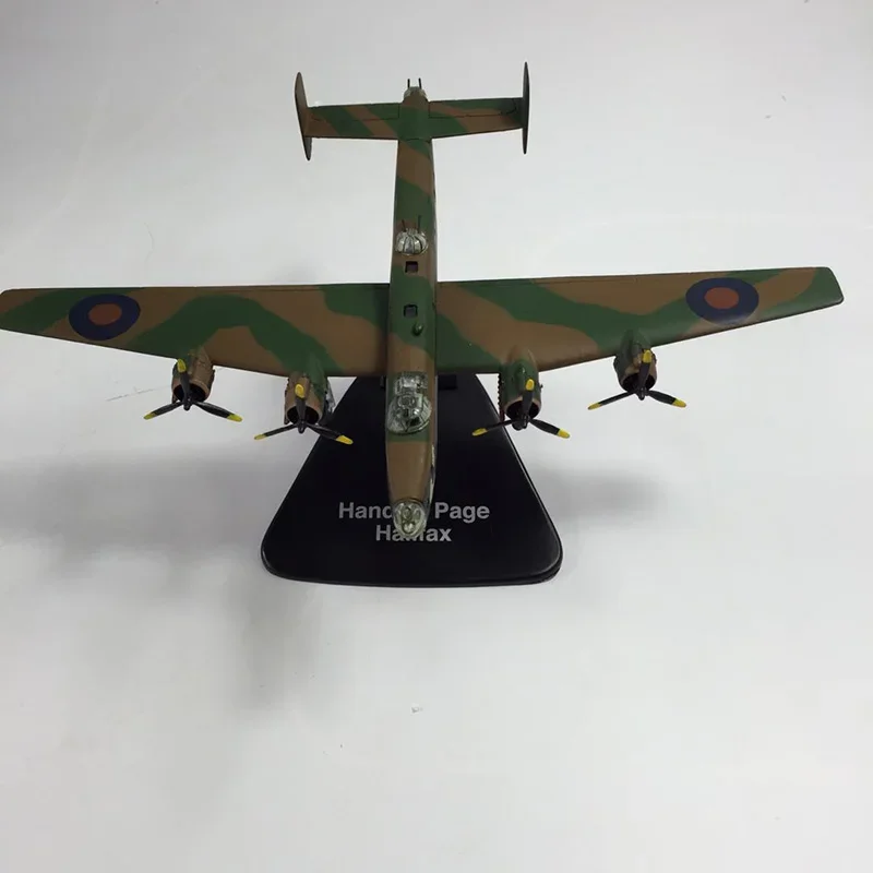 1:144 Scale Halifax Bomber Alloy Die Cast Fighter Model Collecting Toy Gifts