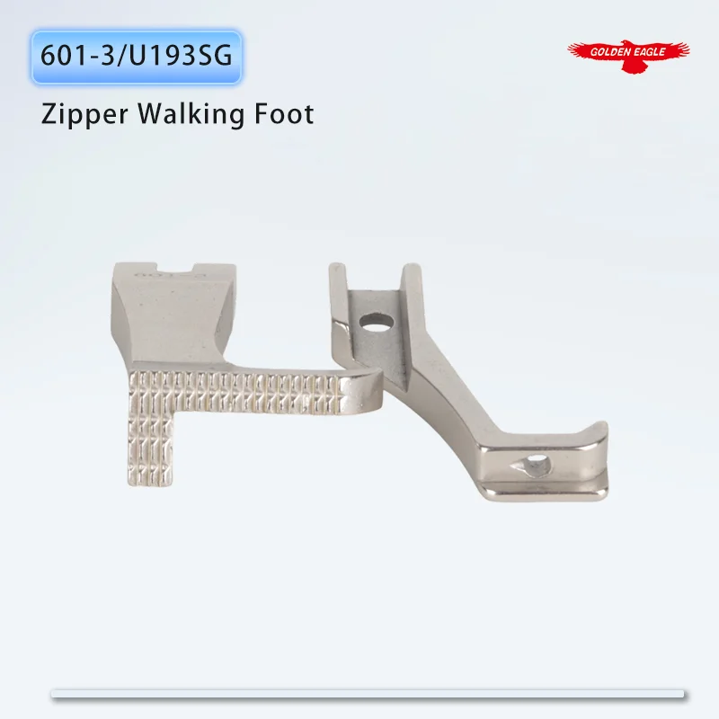 601-3+U193SG Zipper Walking Edge Guide Foot For Industrial DY Synchronized Sewing Machine Fit JUKI DU-1181 Typical GC0302 0303