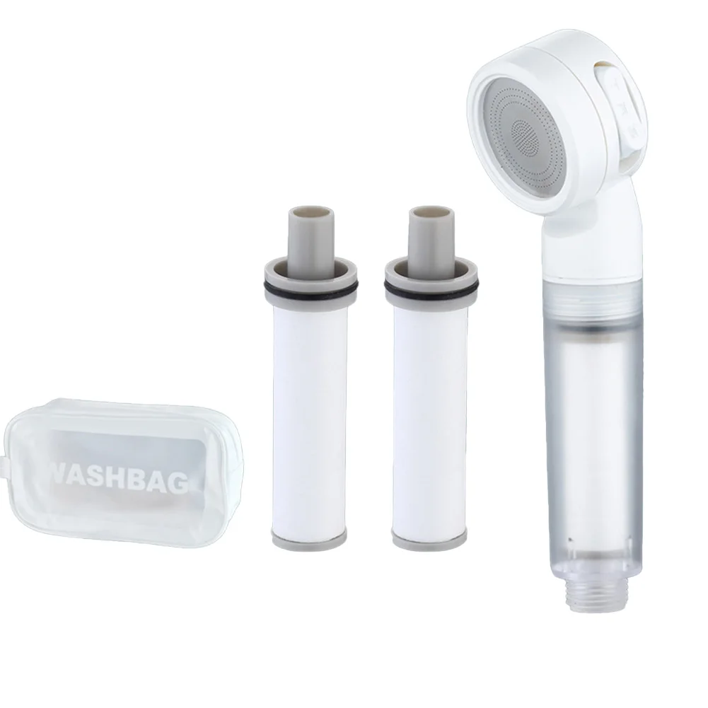 Compact Shower Head Handheld Shower Head Powerful Water Flow Adjustable Settings Easy Installation Clean Water