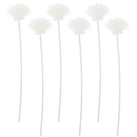 6 Pcs 꽃 등나무 디퓨저 향기로운 스틱 가짜 꽃 시뮬레이션 디퓨저 국화 오일
