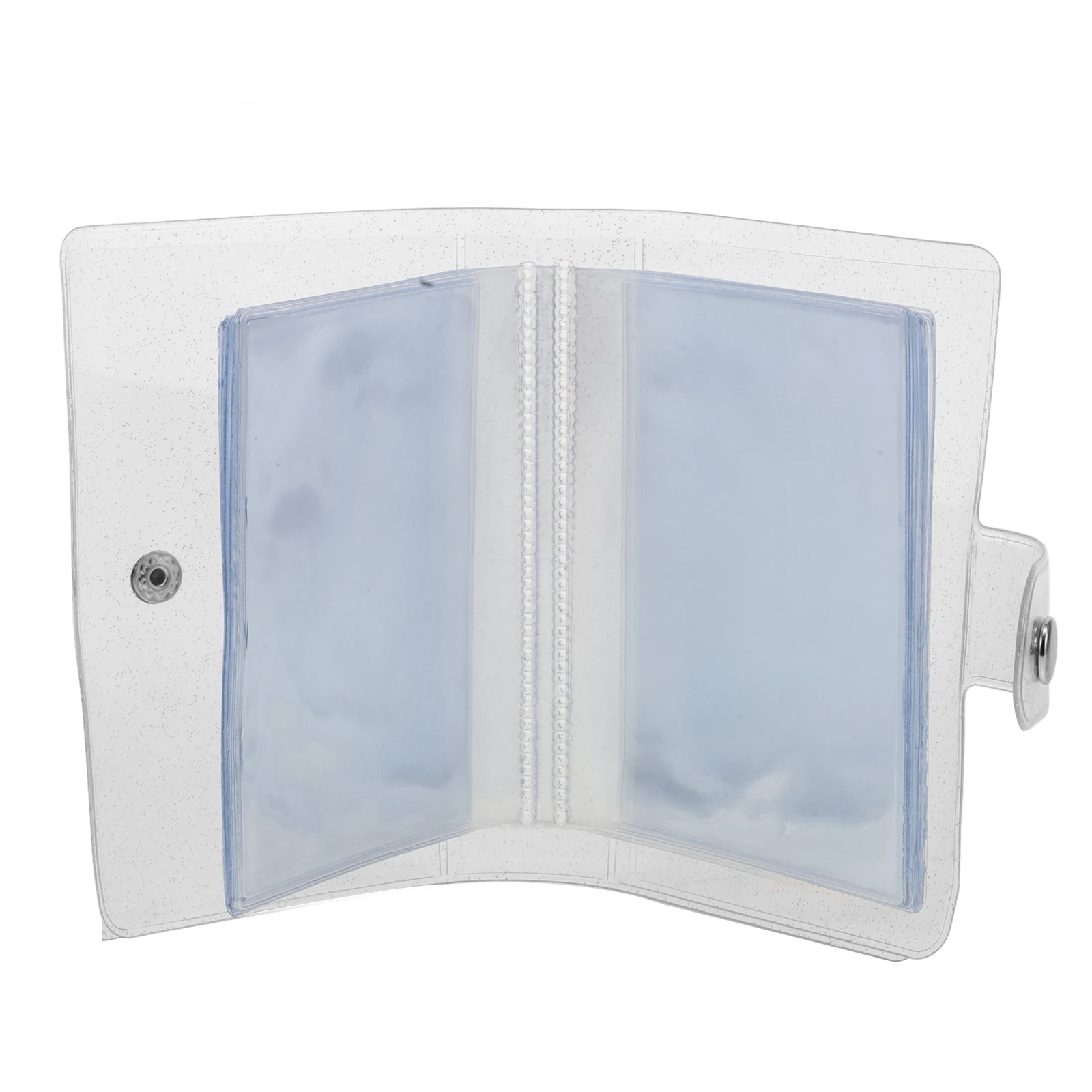 1pcs Card Holder Compact PVC Photo Business Mini Album Handmade Greeting Storage Organizer Collector