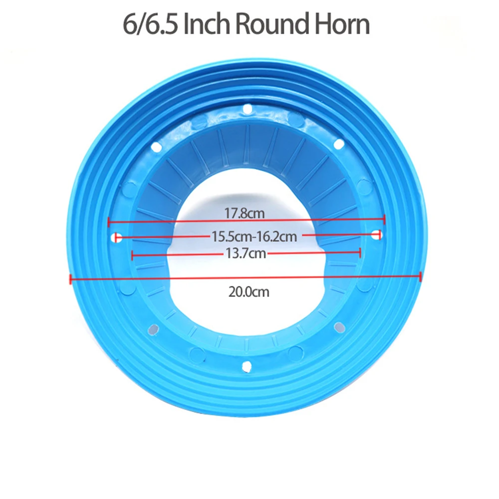 6.5inch Speaker Horn Car Audio Protection Pad Rubber Waterproof Cover Seal Beauty Voice Coil Improve Sound