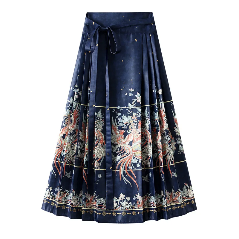 

Hanfu Horse Face Half Skirt, New Chinese High End Feeling, Slim, Spring and Autumn, 2022