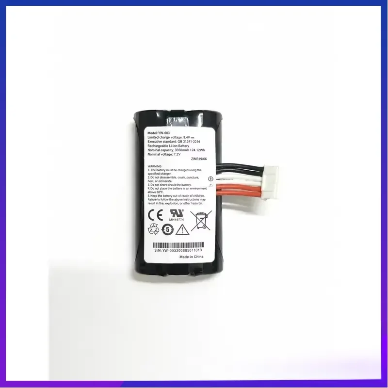New Battery for PAX A910 A930 VEKEN YW-001 YW-002 XKD-173 3350mAh High Capacity Rechargeable Li-ion Battery Pack