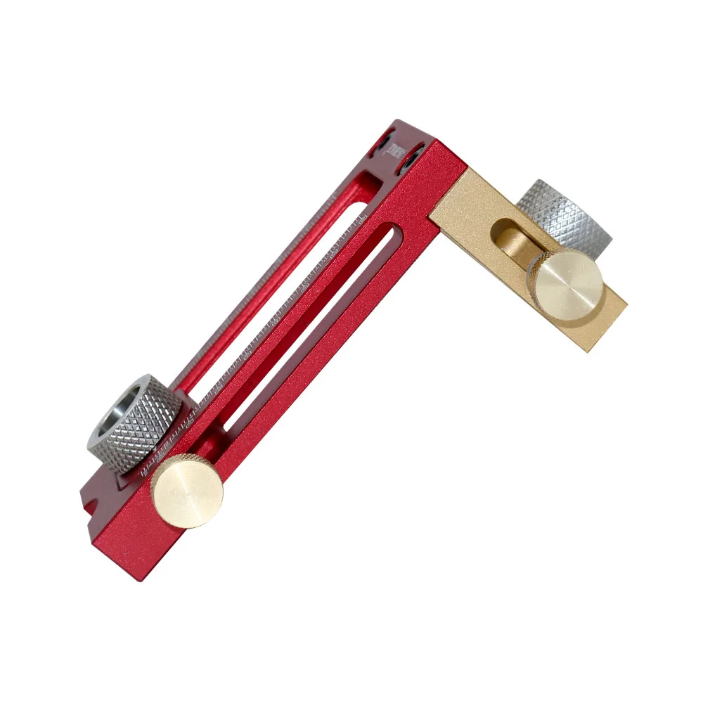 2 In 1 Drill Guide Doweling Jig Bett Schrank Schraube Punch Locator Holzbearbeitung Loch Bohrer Set 5-Loch 6/8/10/12/15mm Pin Leuchte – Detail 13