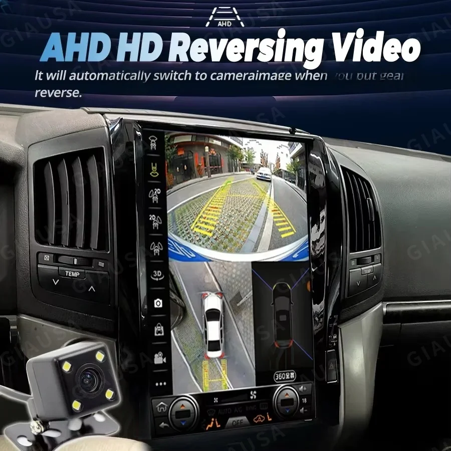 

16" Touch Screen For Toyota Land Cruiser 200 LC200 2008-2015 Wireless CarPlay Android Auto Car Radio GPS Navigation multimedia