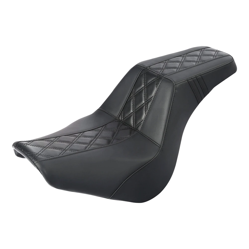 

Для Harley-Davidson Softail Low Rider S Street Bob Fat Bob Dyna 18-Up DS стиль двойное сиденье на заказ аксессуары для мотоциклов