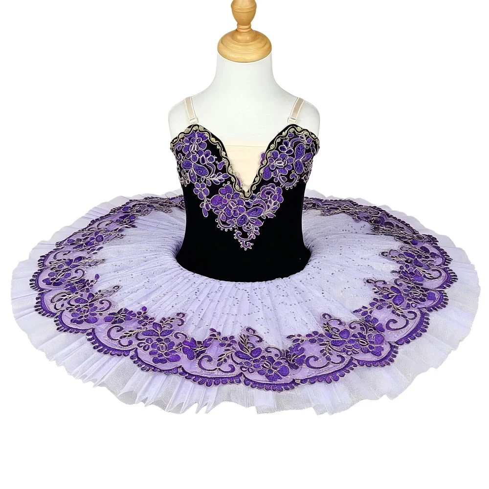 children's-professional-ballet-dance-dress-girls'-little-swan-tutu-skirt-performance-new-year's-day-performance-agency