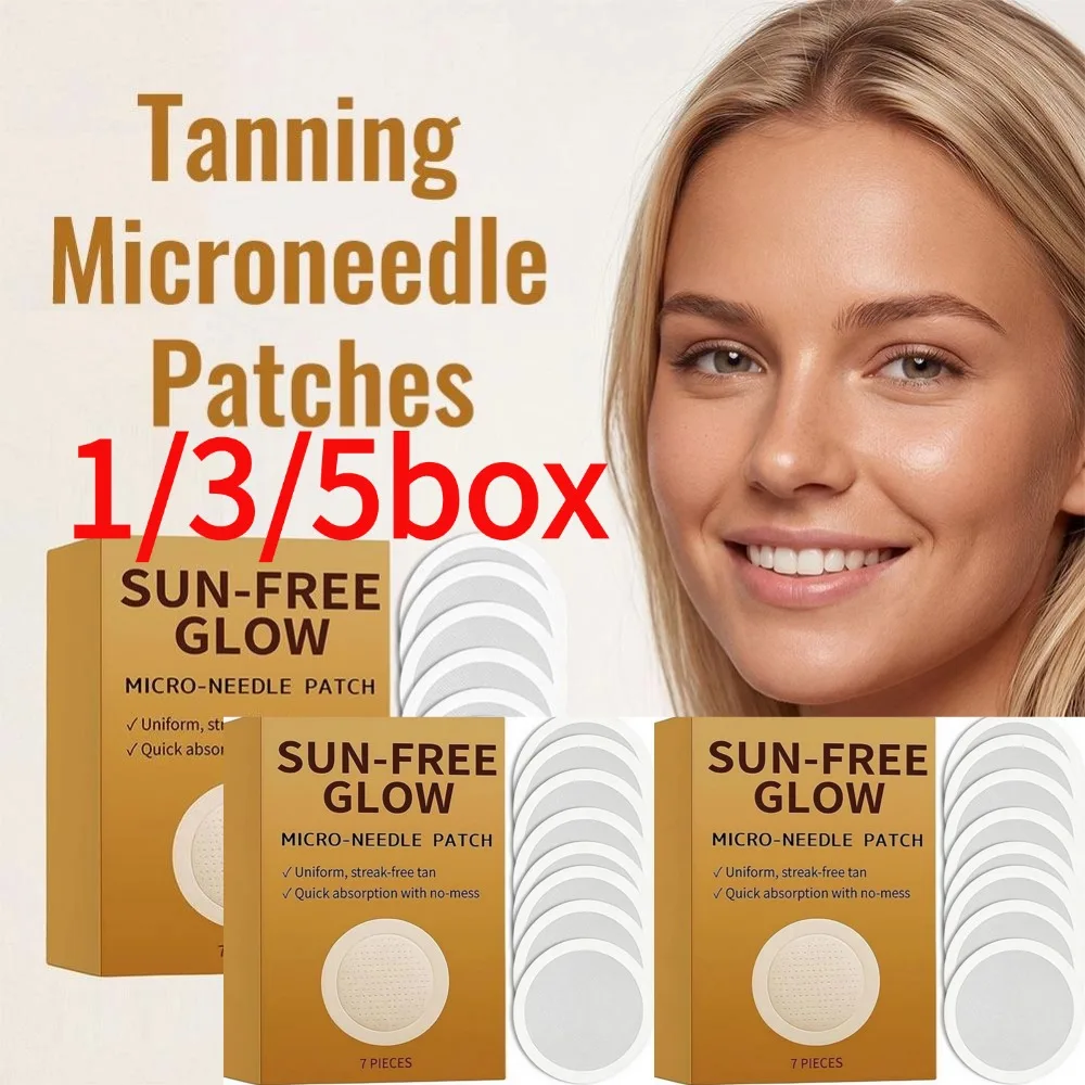 Uniform Seamless Summer Sun Aid Stickers Tanning Sun-Free Glow Micro-Needle Patch Healthy Bronze Wheat Skin Body Makeup Stickers