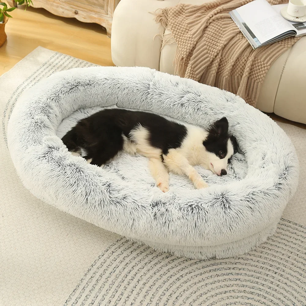 

Dog Nest Pet Mattress Cat Nest Dog Bed Pet Mattress Long Plush Winter Warmth and Comfortable Mat Removable and Washable