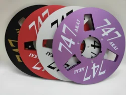 1/4 10.5 Inch Open Reel Audio Tape Empty Nab Hub Reel-To-Reel Recorders With Disk New Aluminum Accessories By AKAI