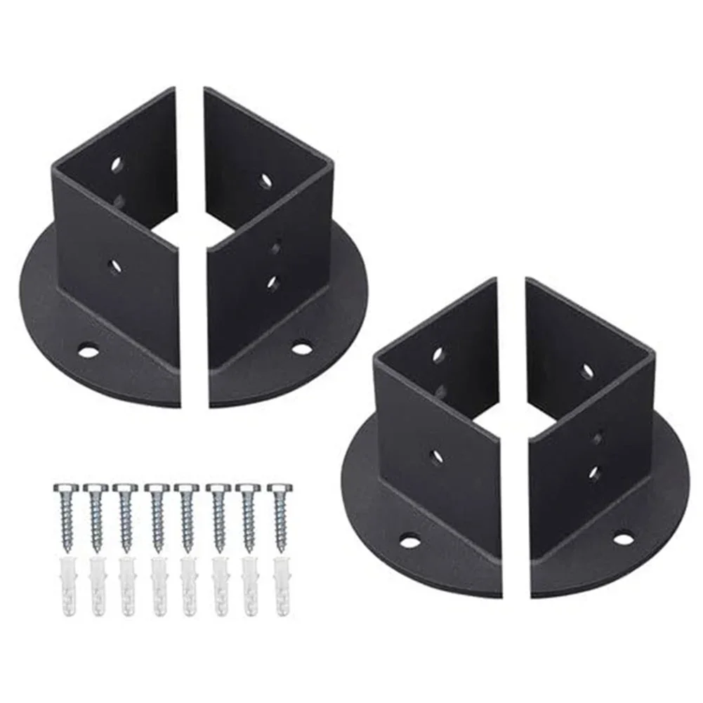 Deck And Fence Installations Heavy Duty Brackets Heavy Duty Post Brackets Clamp Connector Robust Thickness Sturdy Construction