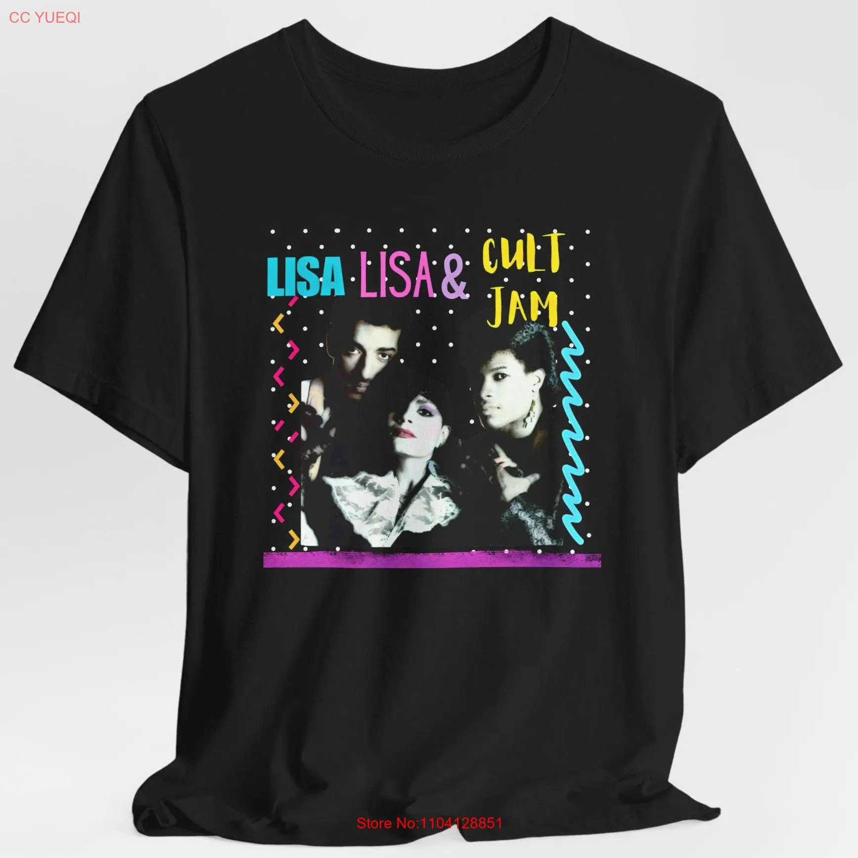 

Футболка LISA and Cult Jam в винтажном эстетическом стиле 80-х с длинными или короткими рукавами