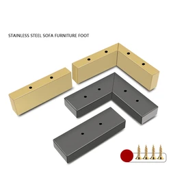 1 Uds. Pies de sofá de Hardware, patas de muebles con rodamiento de carga pesada, gabinetes DIY, sofás, muebles de TV, accesorios con tornillos