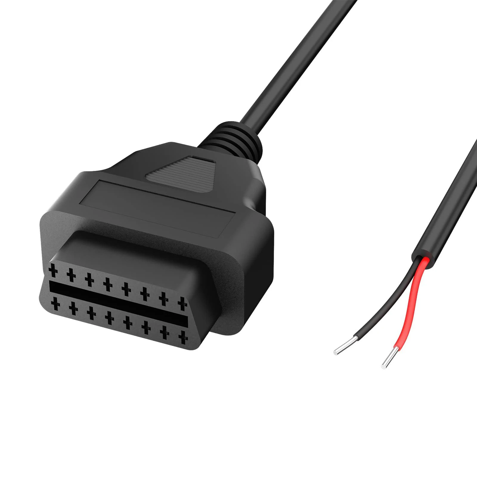 

2 Pin to 16 Pin OBD2 OBD ll Power Cable Adapter Female to Opening Power Cable Adapter Connector for Car or other Equipment