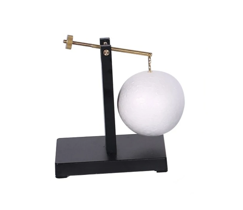 교육용 바로스코프 유리 벨 항아리가 있는 진공 상태의 물리적 벨