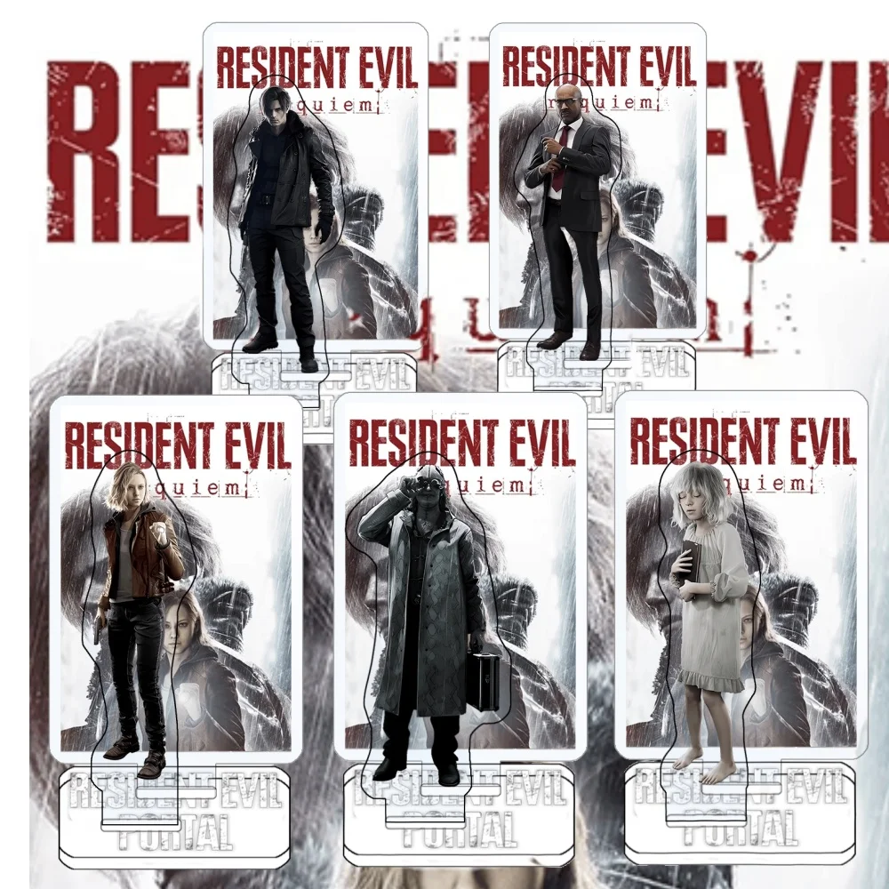 Resident Evil Anime 15cm Acrylic Figure Collectible Stand keychain Desktop Decoration Claire Redfield Perfect Gift