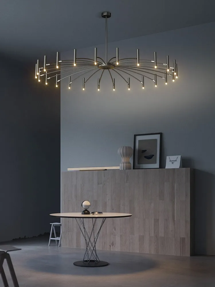 

Modern New Chandelier Nordic Villa Living Room Ceiling Pendant Lights Lighting For Dining Room Bedroom Home Decor Light Fixture