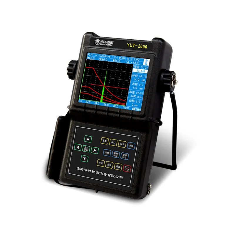 Defectoscope 0-6000 مللي متر DAC AVG وظيفة المحمولة الرقمية معدات اختبار اللحام بالموجات فوق الصوتية اختبار NDT UT NDE