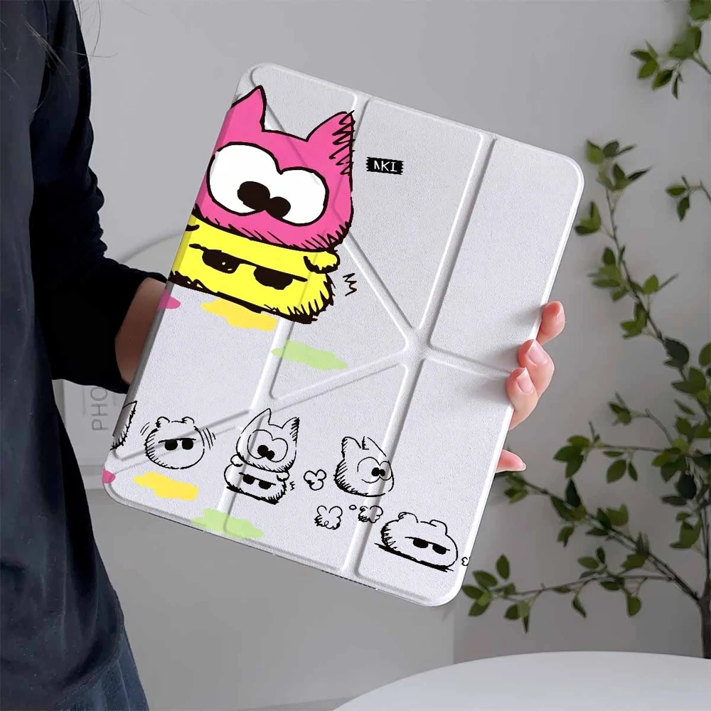 Hot Sale Z-a-ki Character For Samsung Galaxy Tab A8 A9 A11 S6 S7 S8 S9 S10 FE Plus Lite Protective With Pen Slot Tablet Case