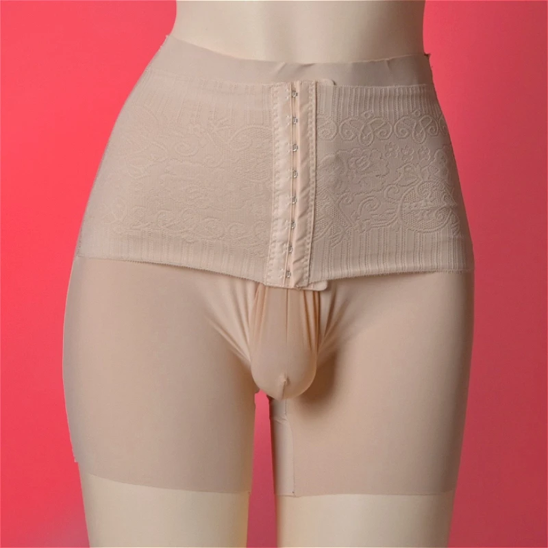

Flat Boxers Summer Mens Sexy Underwear Intimate Shorts Pouch Boxershorts Ice Silk Button Boxer Hombre Men Body-shaping Panties