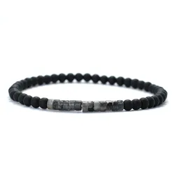 Noter 4mm Beaded Bracelet For Men Bohemian Emperor Malachite Stone Partition Strand Braclet Homme Leisure Accessories Pulsera