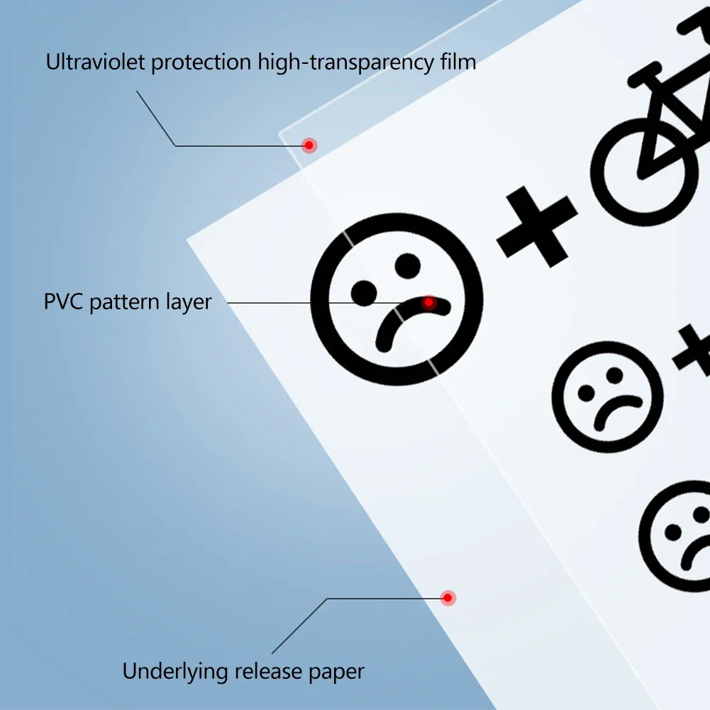3PCS Emoticon Fahrrad Aufkleber MTB Road Fahrrad Rahmen Oberrohr Aufkleber Dekorative Motorrad Vinyl Aufkleber Fahrrad Zubehör – Detail 12